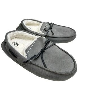 Nordstrom Rack Slippers Womens Size X-Large Faux‎ Fur Gray Slip On Style